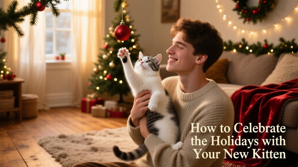 How To Celebrate the Holidays With Your New Kitten