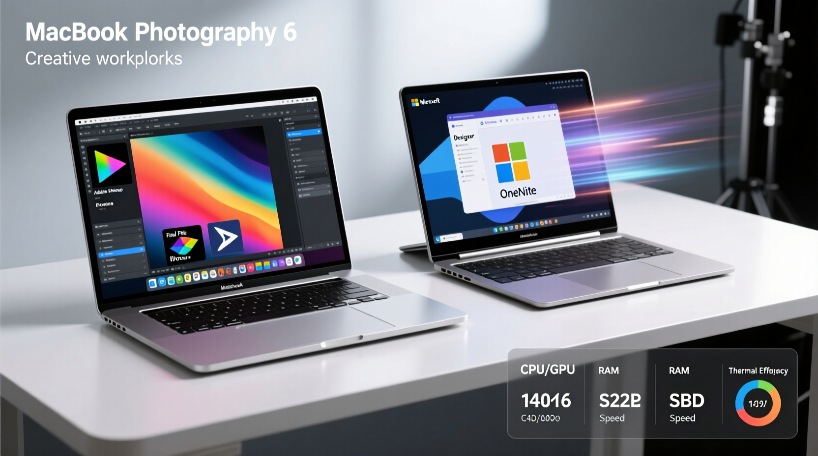 macbook pro vs surface laptop 6 which handles creative work more efficiently