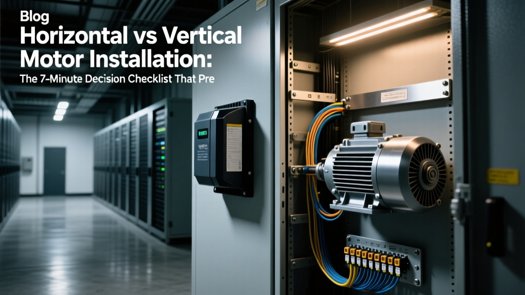 Horizontal vs Vertical Motor: Installation Decision Guide