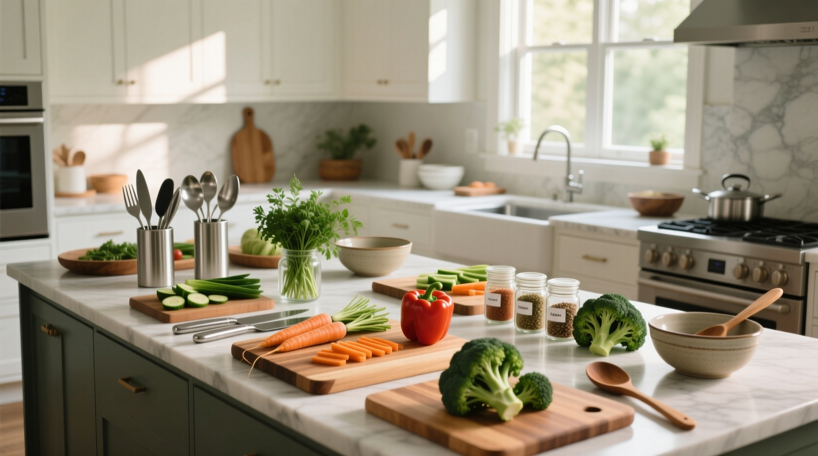 spread out your meal preparation for easier dinner part