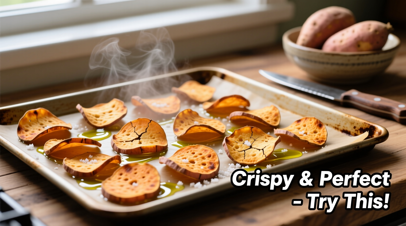 How to Make Perfectly Crispy Sweet Potato Chips Every Time