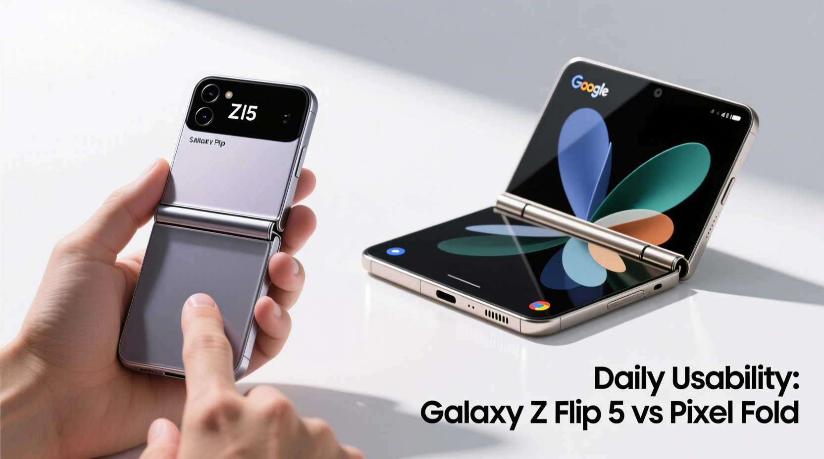 samsung galaxy z flip 5 vs pixel fold which foldable phone offers better daily usability