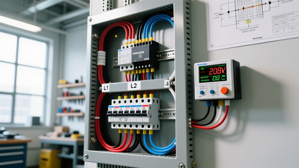 How Do You Get 208 Volts Single Phase from a 3-Phase Wye Panel?
