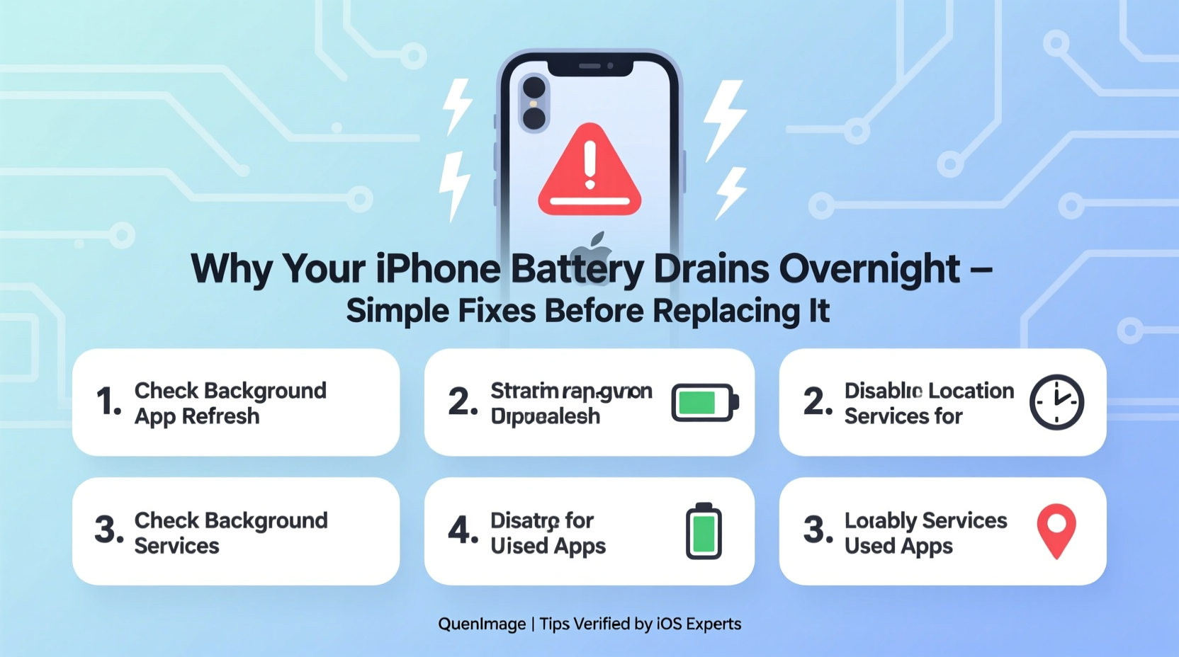 why does my iphone battery drain so fast overnight simple fixes before buying a new one
