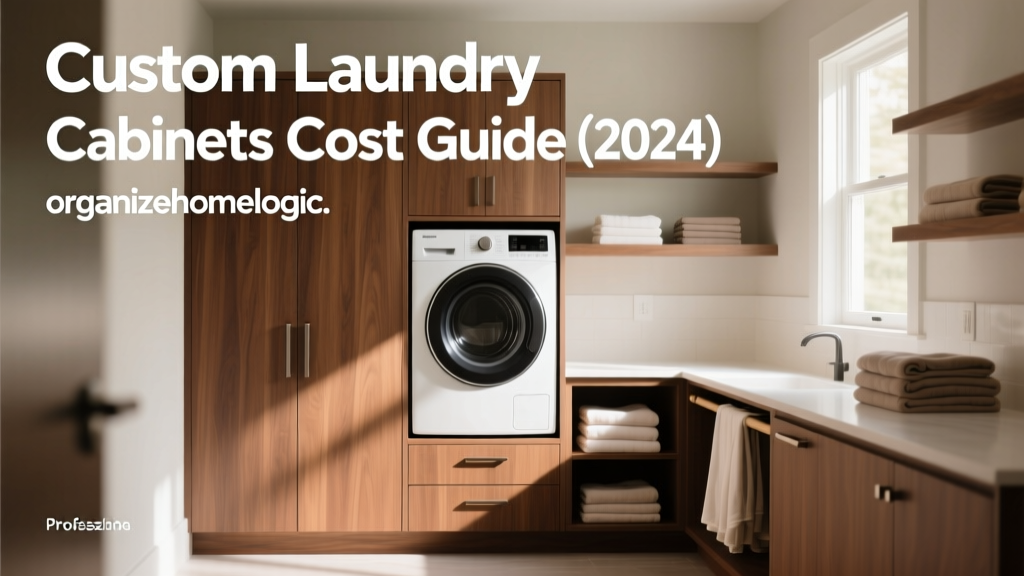 Custom Laundry Cabinets Cost Guide (2024)