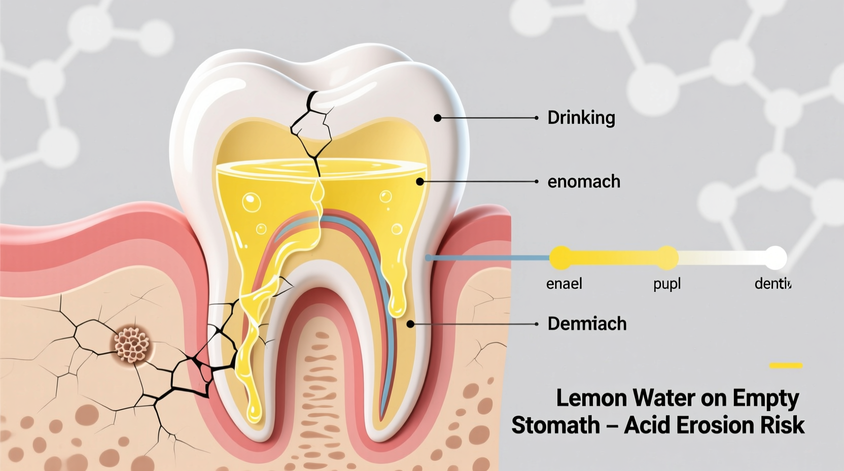 can drinking lemon water on an empty stomach damage your teeth