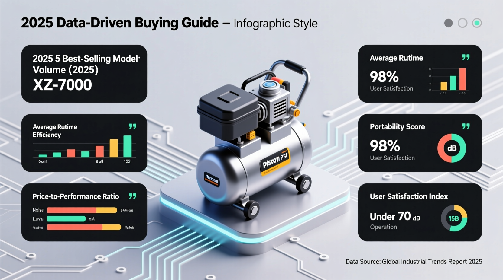best selling piston air compressor