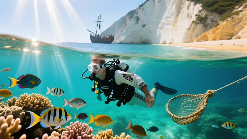 Beneath the Blue: A Scuba Diving Story from Zakynthos Island