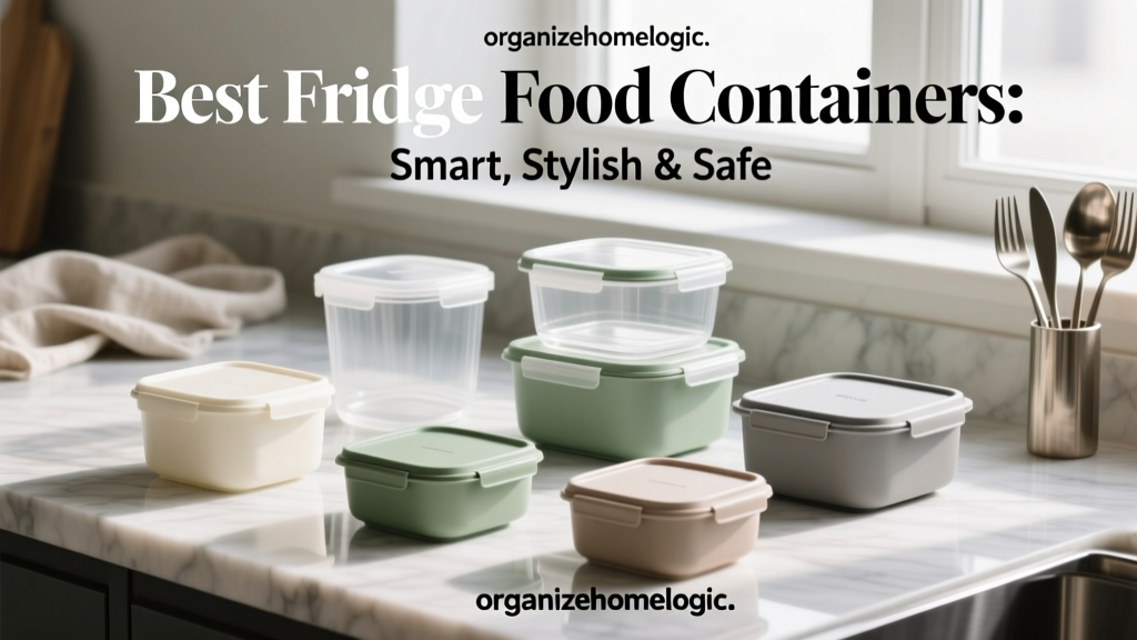 Best Fridge Food Containers: Smart, Stylish & Safe