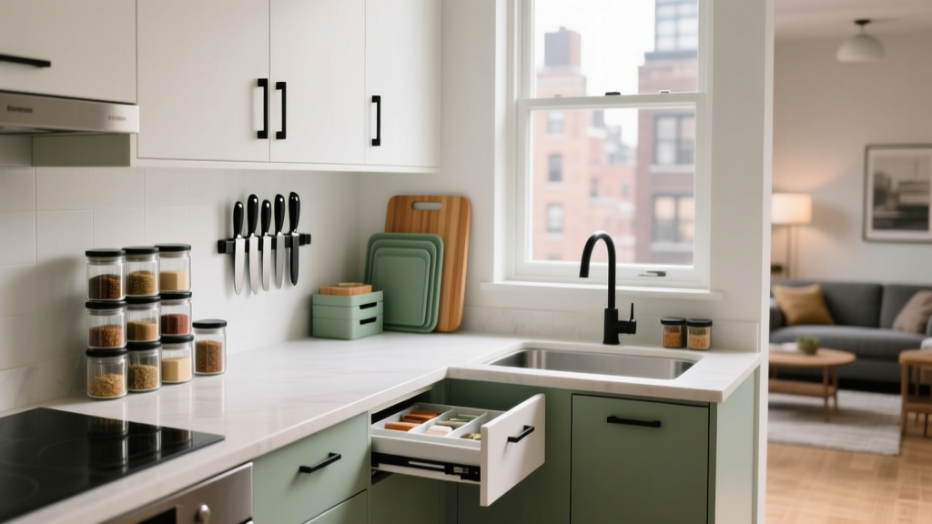 Tiny Kitchen Organization: Smart Storage Solutions