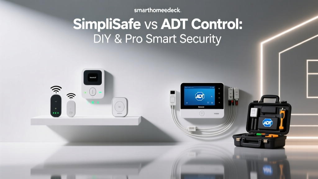 SimpliSafe vs ADT Control: DIY vs Pro Smart Security