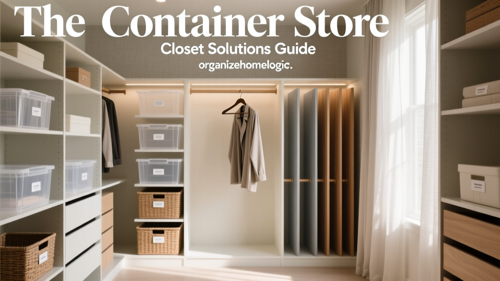The Container Store Closet Solutions Guide