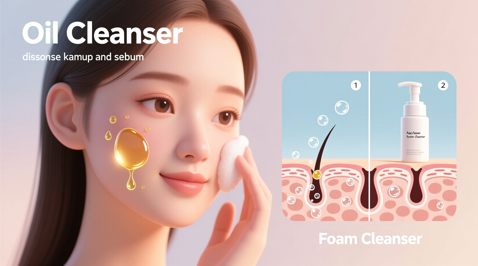 double cleansing method guide how to stop clogging your pores