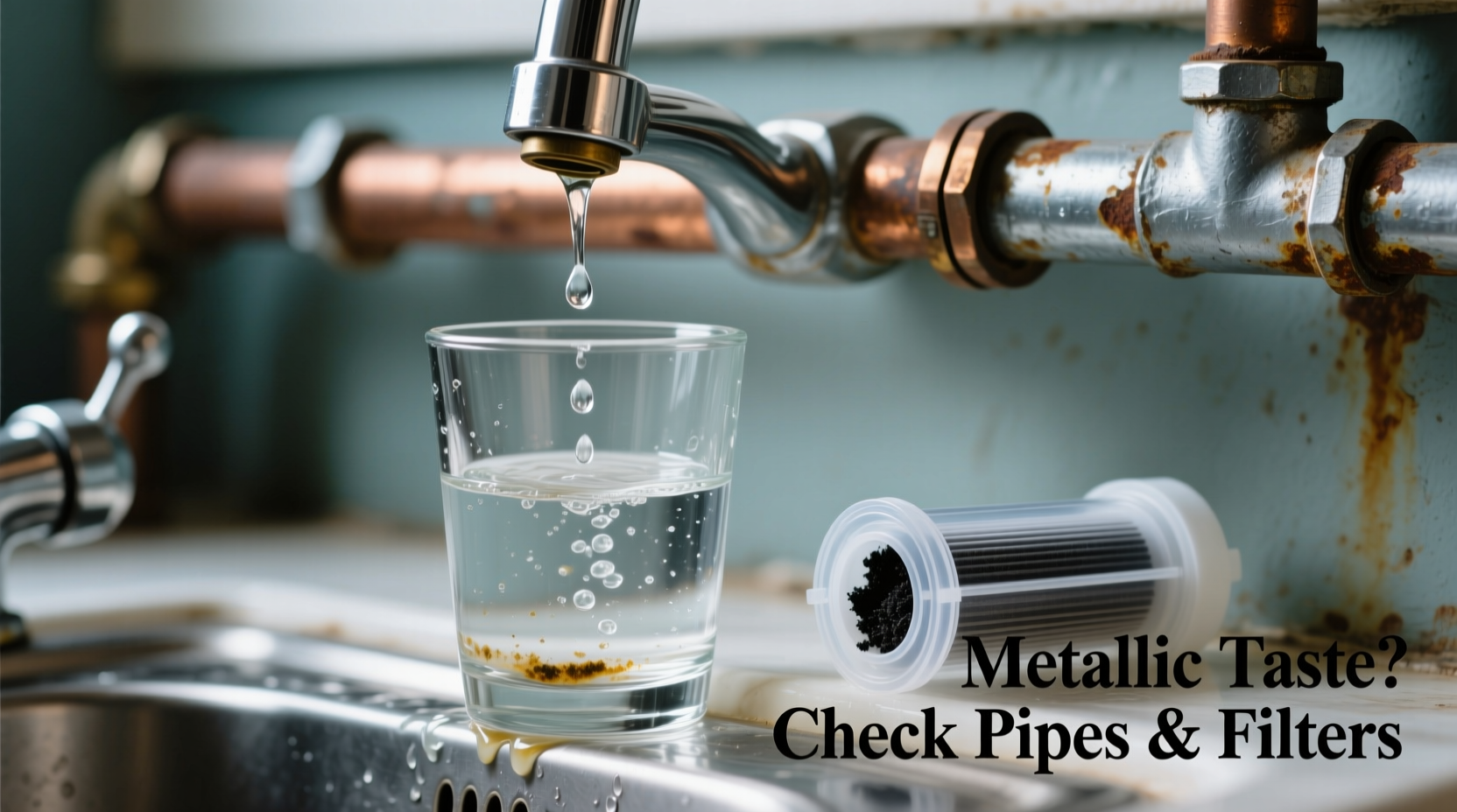 why does my tap water taste metallic possible pipe issues and filters