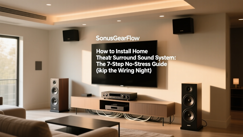 Home Theater Surround Sound Installation Guide