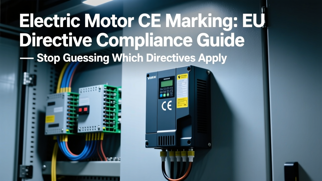 Electric Motor CE Marking Guide: EU Compliance 2024