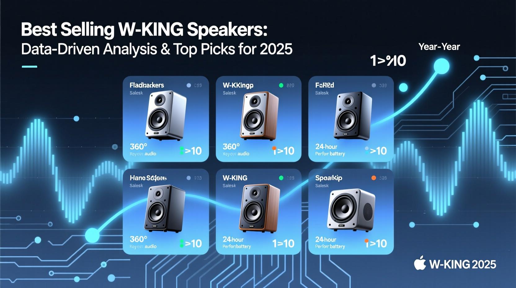 best selling w king speaker