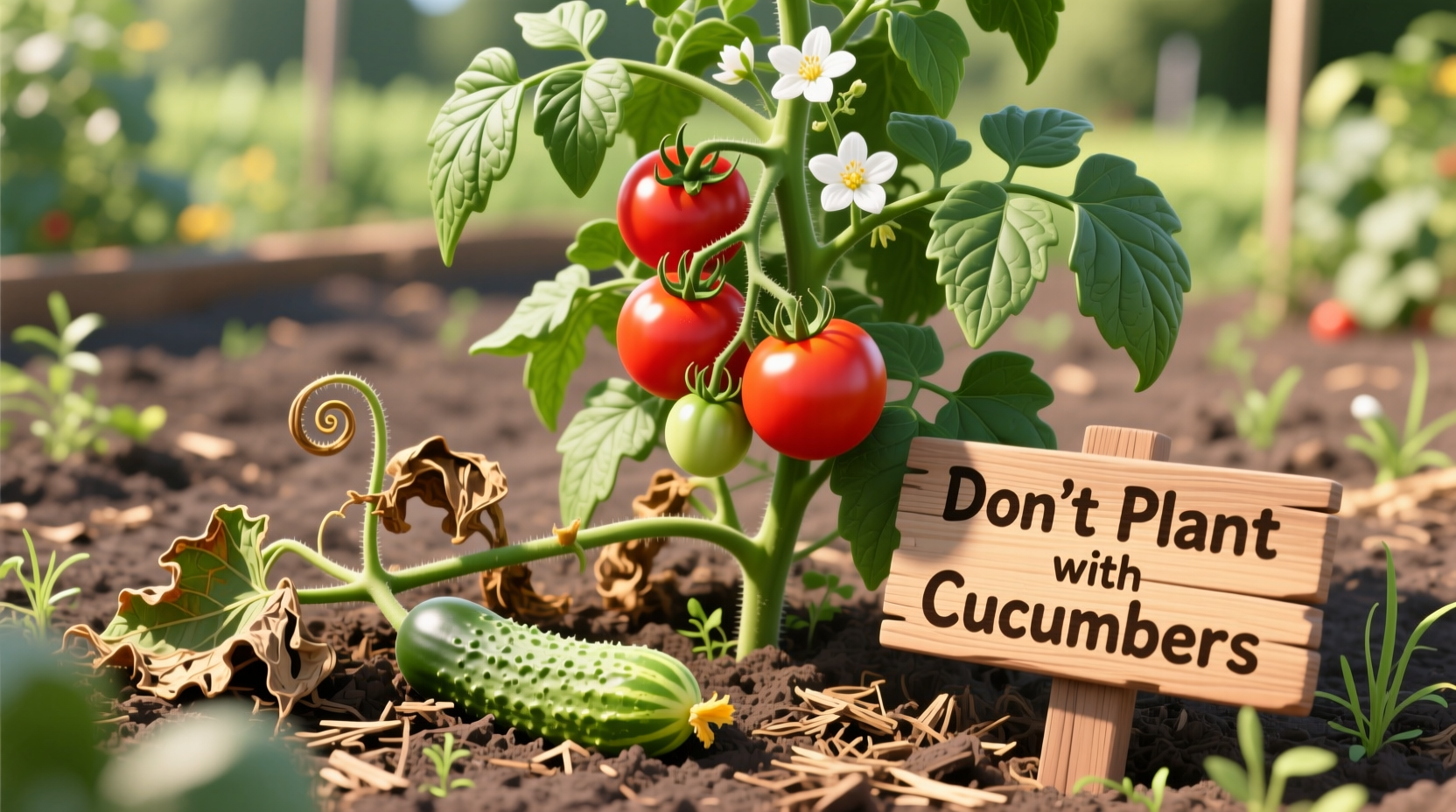 dont plant with cucumbers