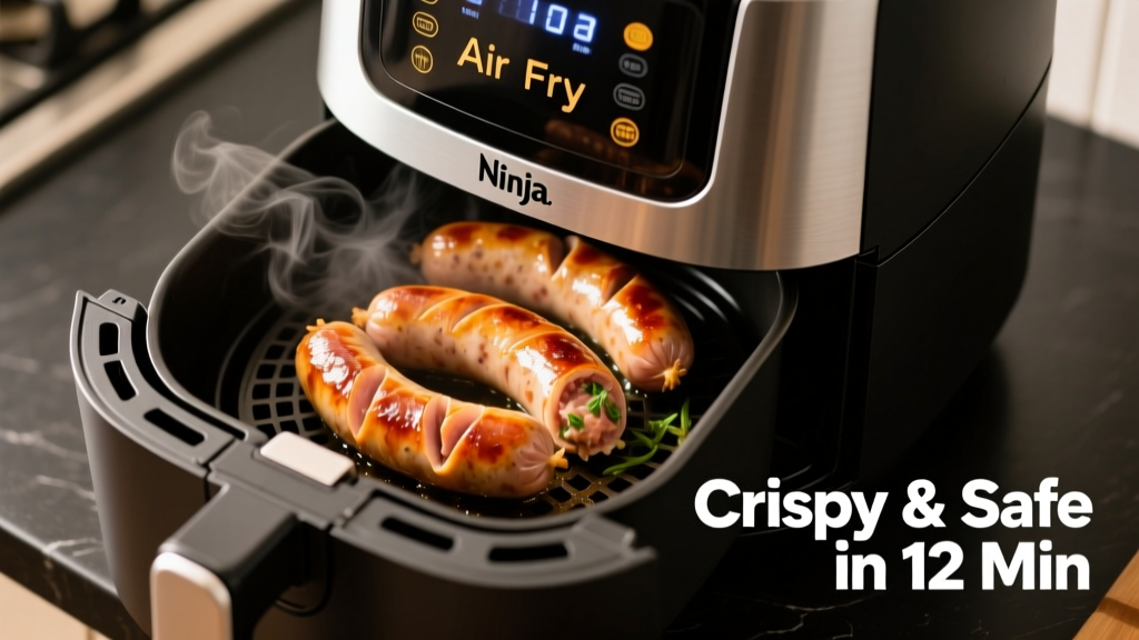 Frozen Sausages in Ninja Air Fryer: Crispy & Safe