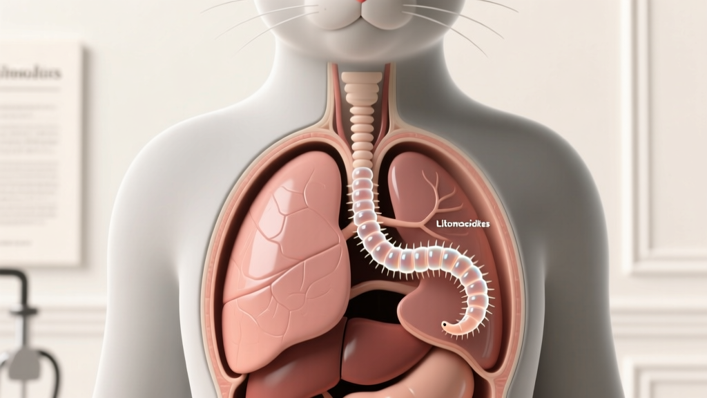 Cat Litomosoides: Pleural Cavity Filarial Worm