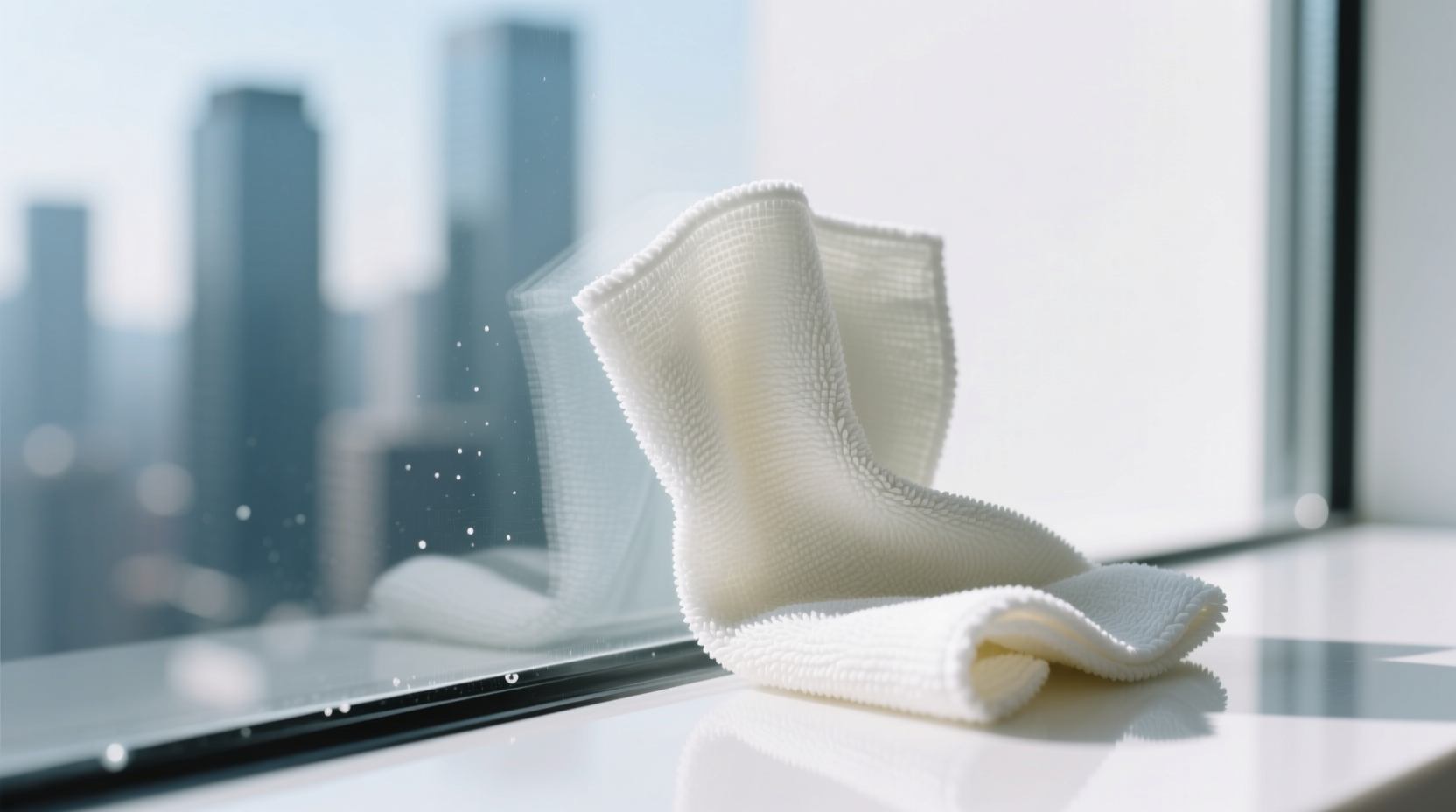 cleaning with microfiber