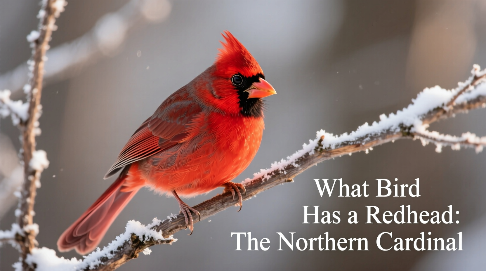 what bird has a redhead