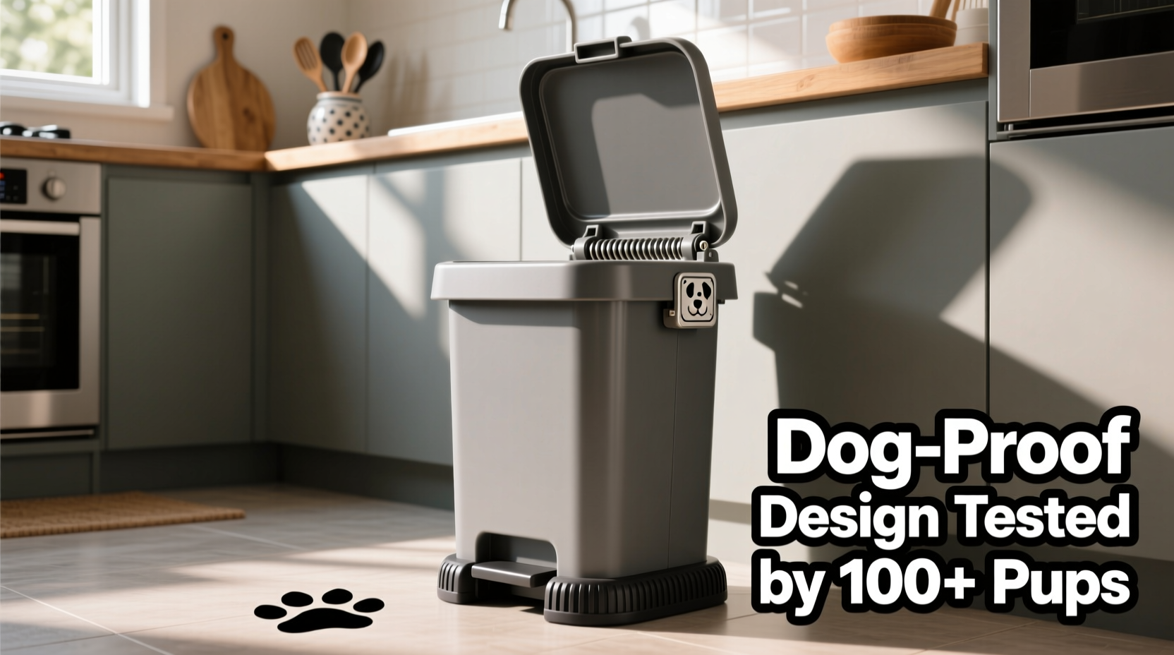 dog proof trash can options that actually withstand nosy pups