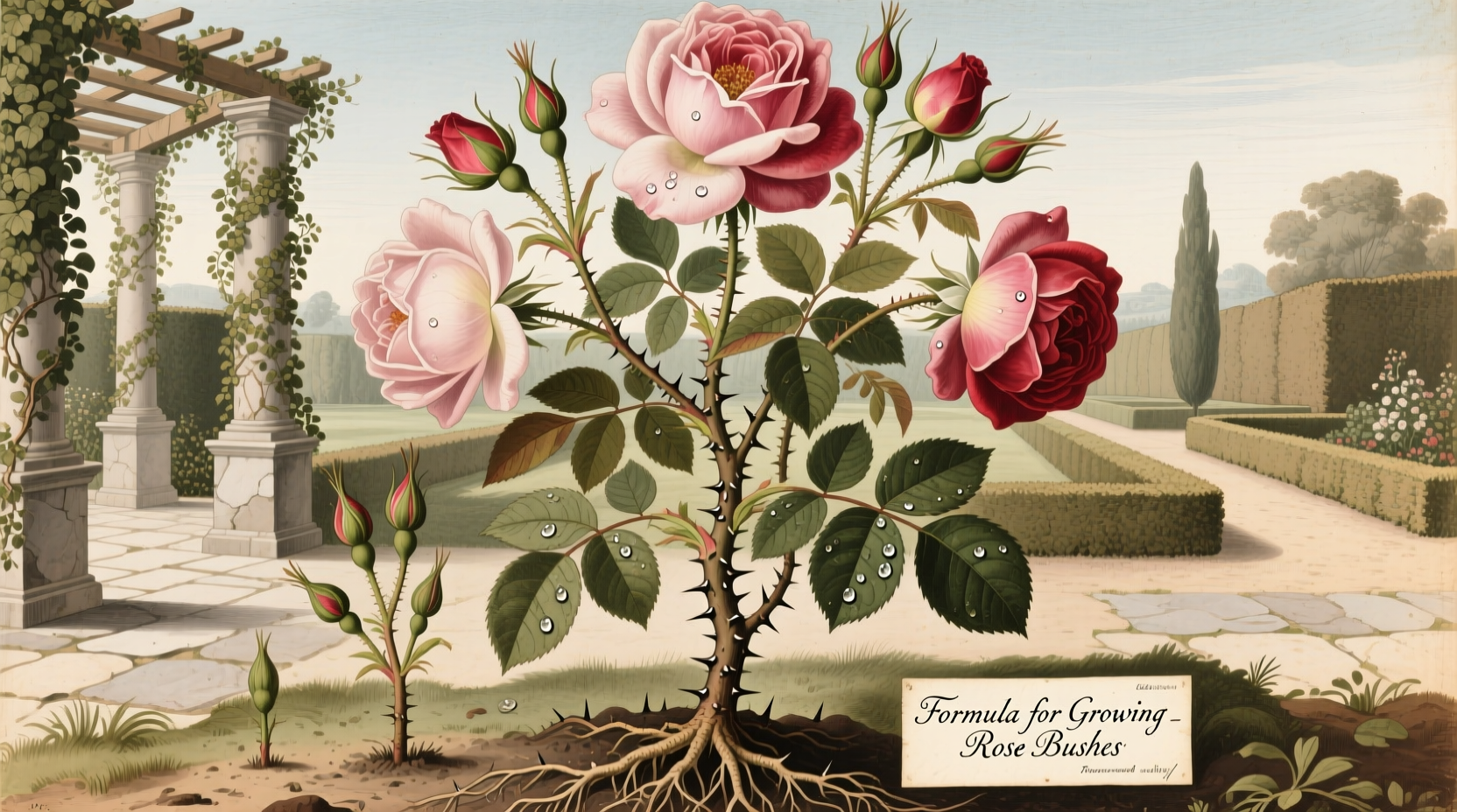 formula for growing rose bushes