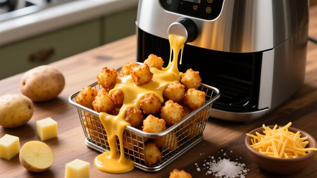 Air Fryer Tater Tots & Cheese: The Truth!