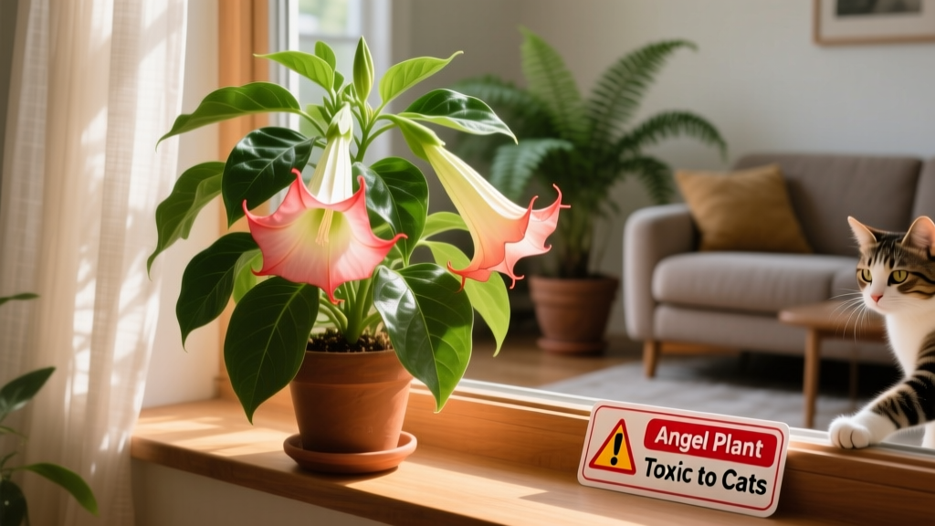 Are Angel Plants Toxic to Cats? Keeping Your Cat Safe!