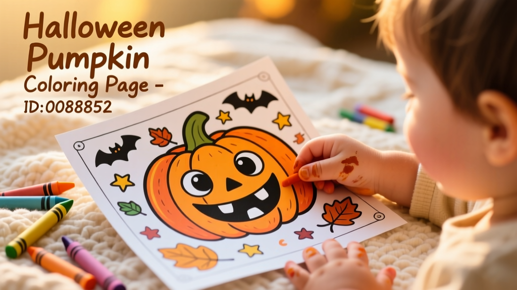 Cute Halloween Pumpkin Coloring Pages Toddlers Will Love: Developmentally Supportive, Safe, and Joyfully Engaging Activities for Ages 18–36 Months