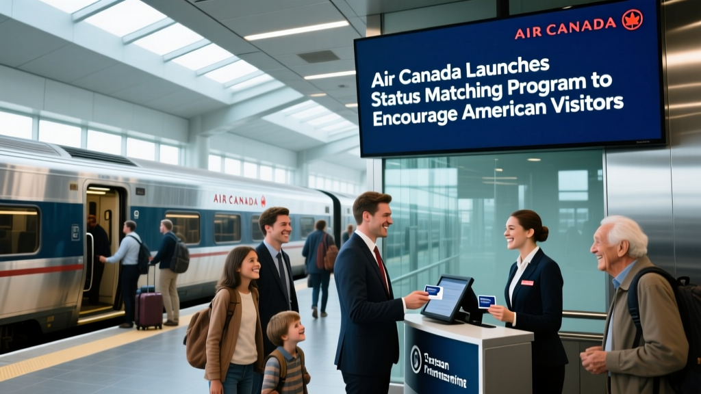 Air Canada Launches Status Matching Program to Encourage American Visitors