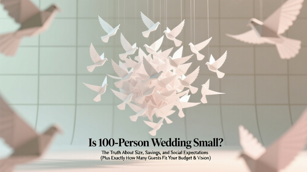 100-Person Wedding: Small? Savings, Expectations & Budget