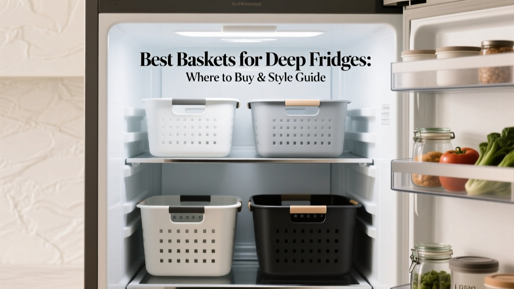 Best Baskets for Deep Fridges: Where to Buy & Style Guide