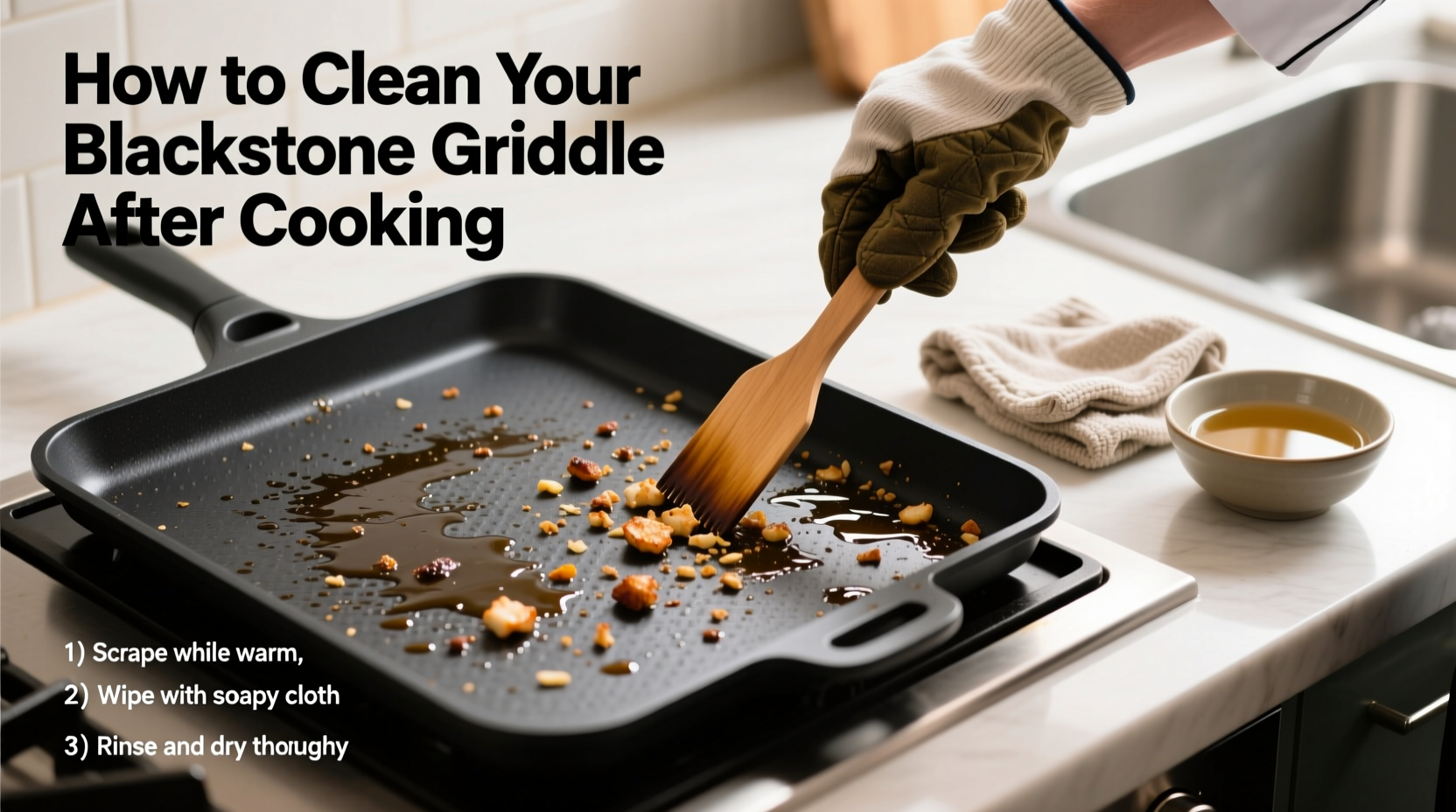 How to Clean Blackstone Griddle After Cooking: 5-Step Guide