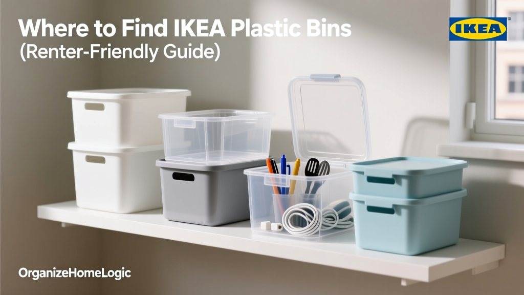 Where to Find IKEA Plastic Bins (Renter-Friendly Guide)