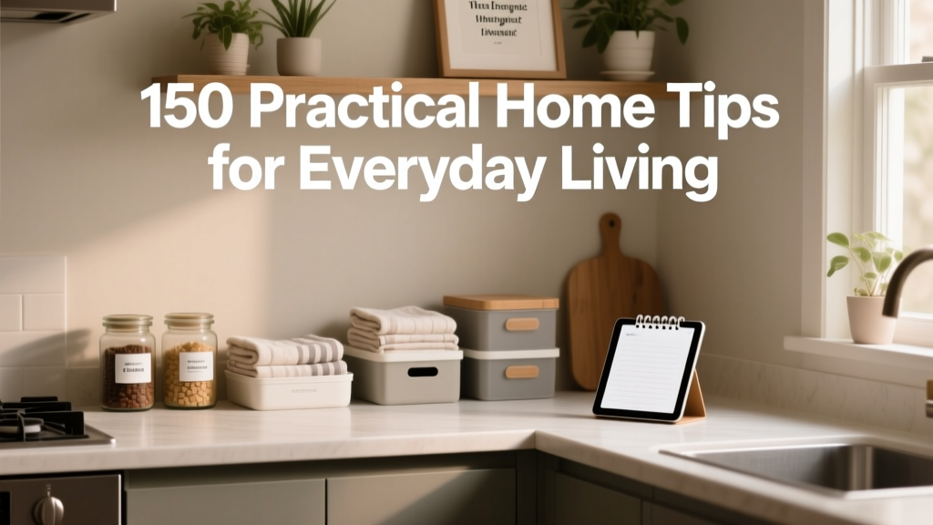 150 Practical Home Tips for Everyday Living