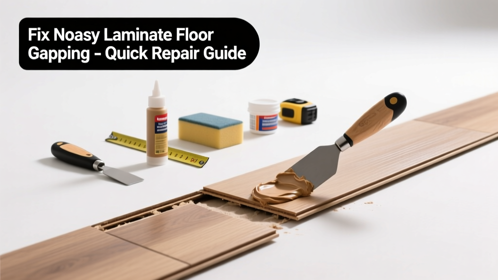 Fix Noisy Laminate Floor Gapping: Quick Repair Guide