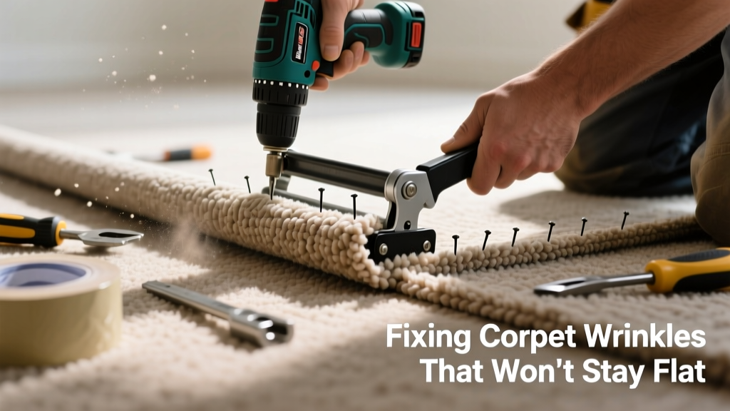 Fixing Carpet Wrinkles That Won’t Stay Flat