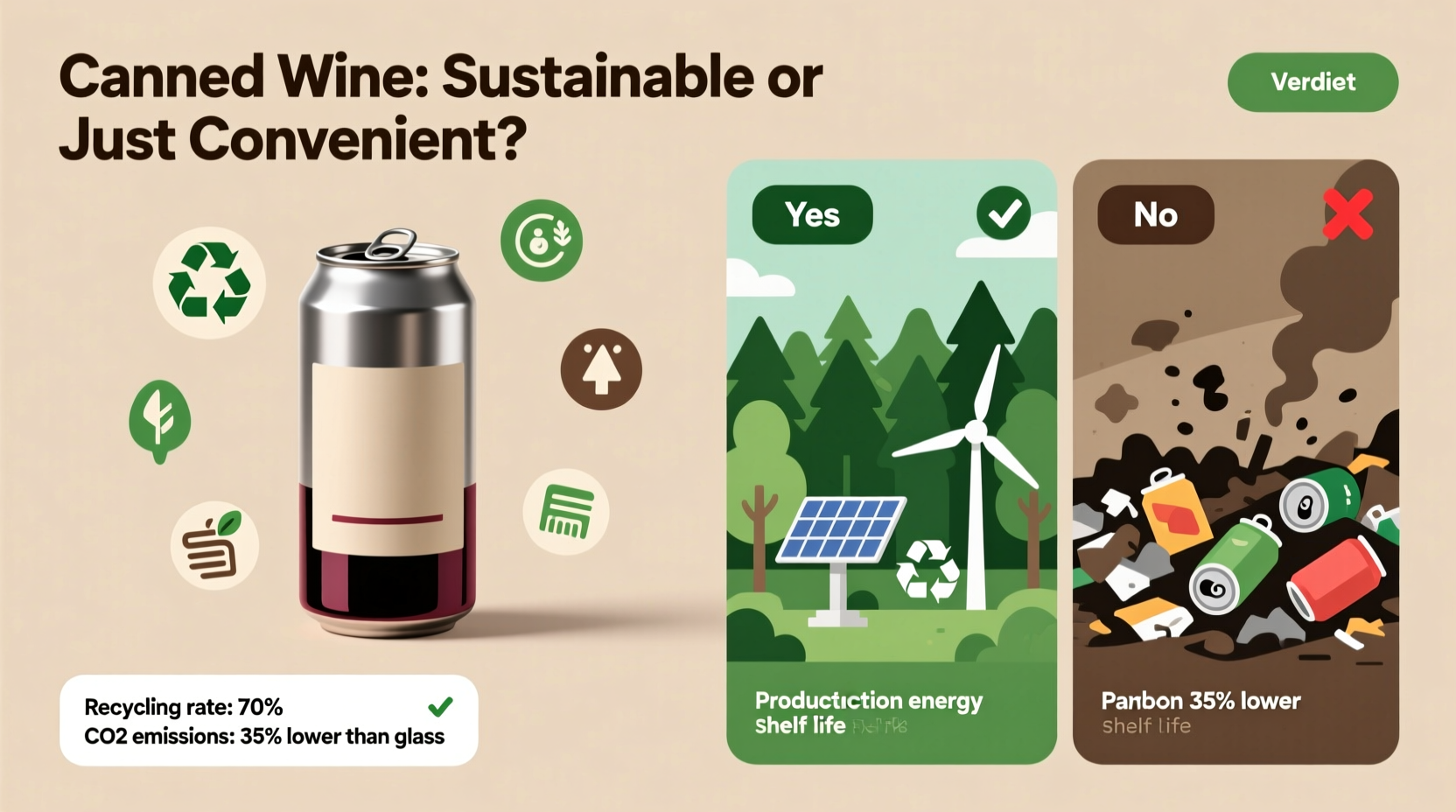 is canned wine sustainable or just convenient packaging