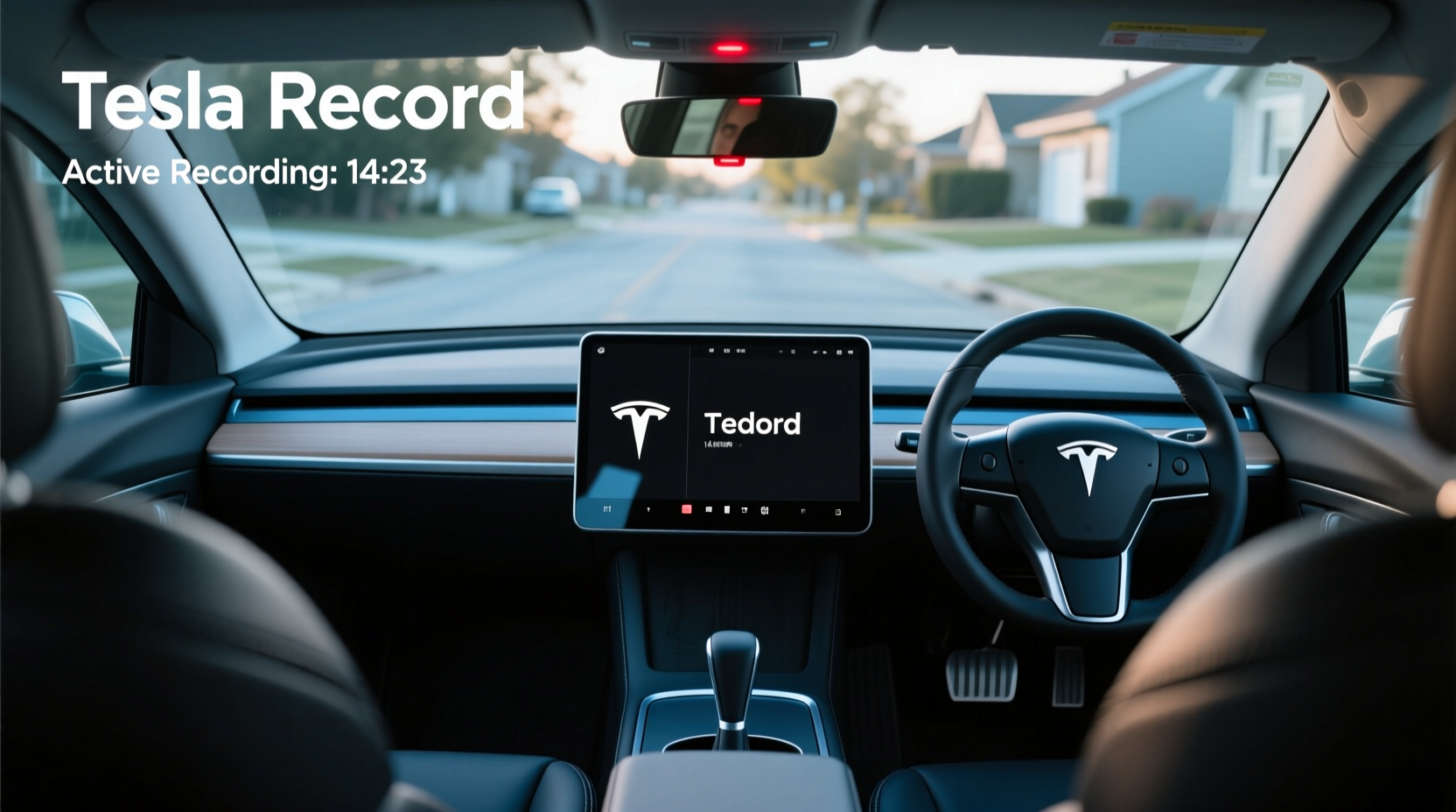 does tesla record inside the car