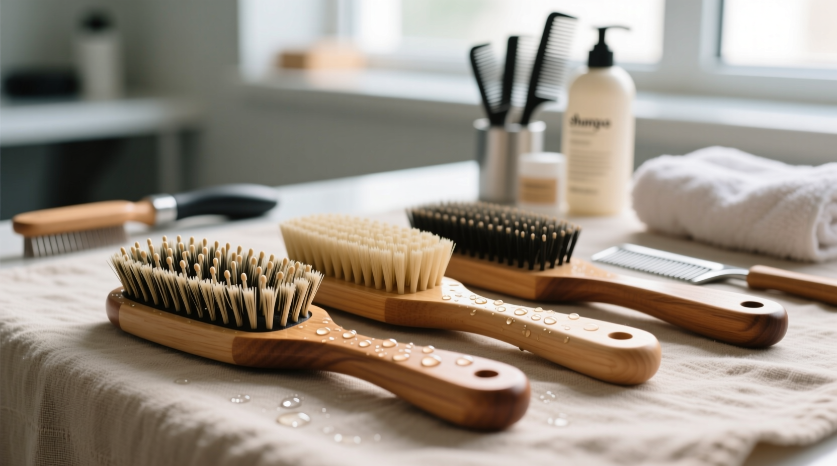 how to clean pet grooming brushes after washer exposure