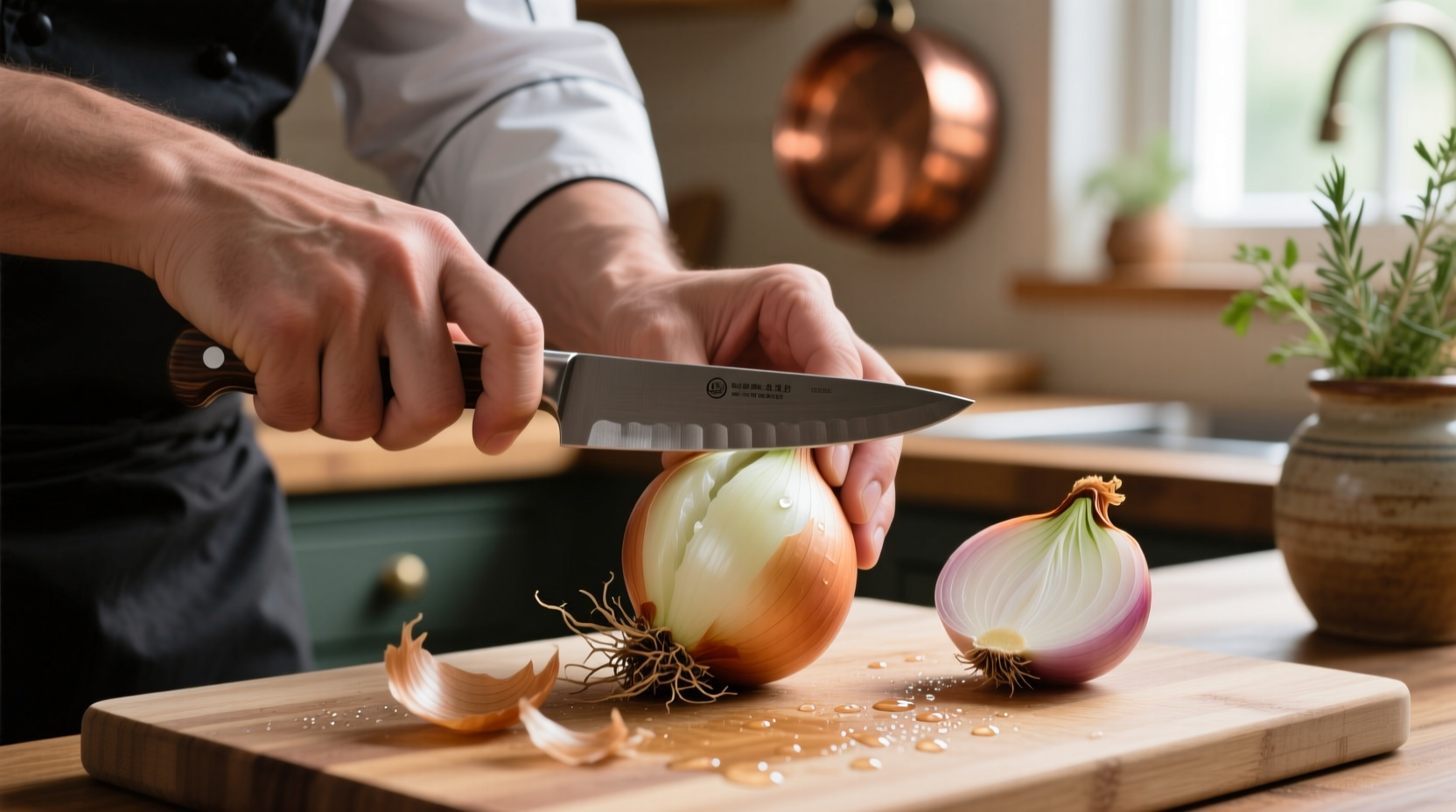 knife skills how to peel pearl onions