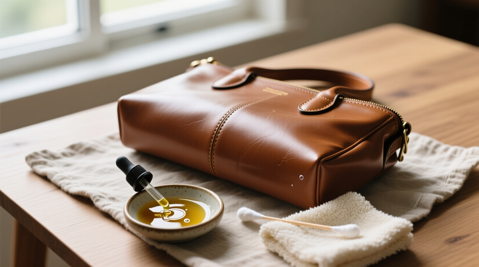 eco friendly leather handbag cleaning
