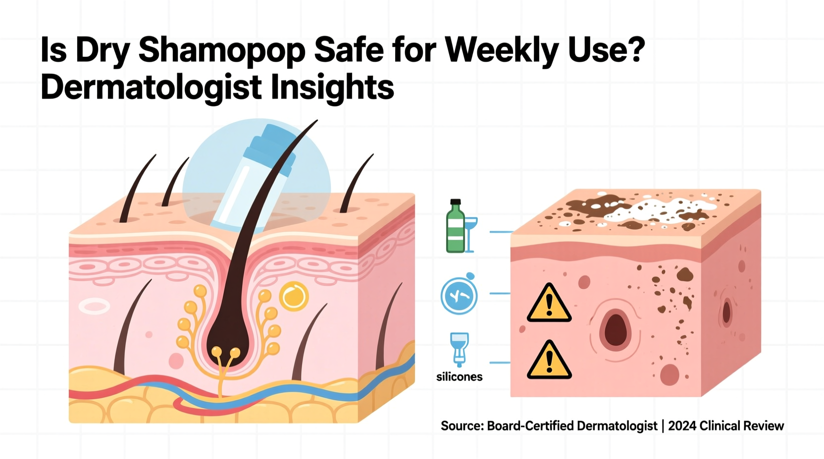 is dry shampoo ruining your scalp or is it safe for weekly use dermatologist insights