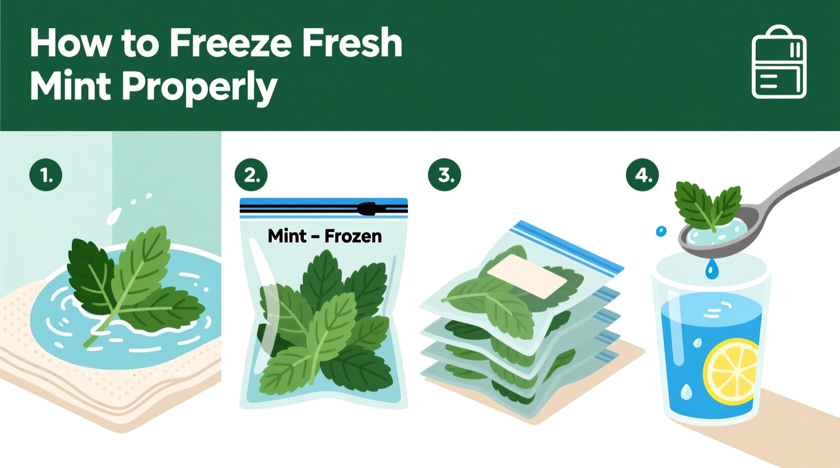 Freeze Fresh Mint: 3 Methods | TheHomeSprouts