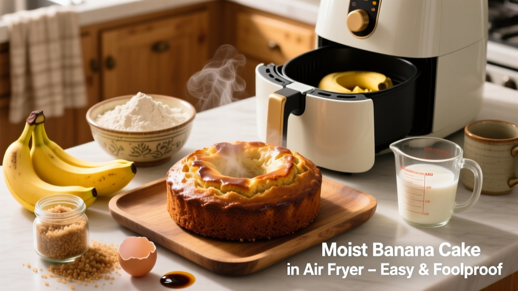 Moist Banana Cake in Air Fryer: Easy & Foolproof