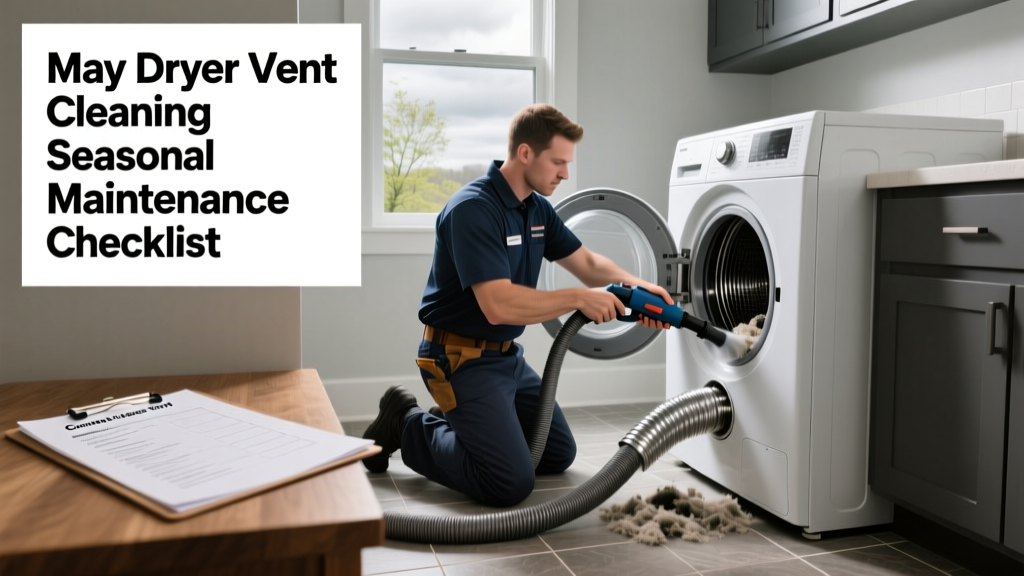 May Dryer Vent Cleaning: Seasonal Maintenance Checklist