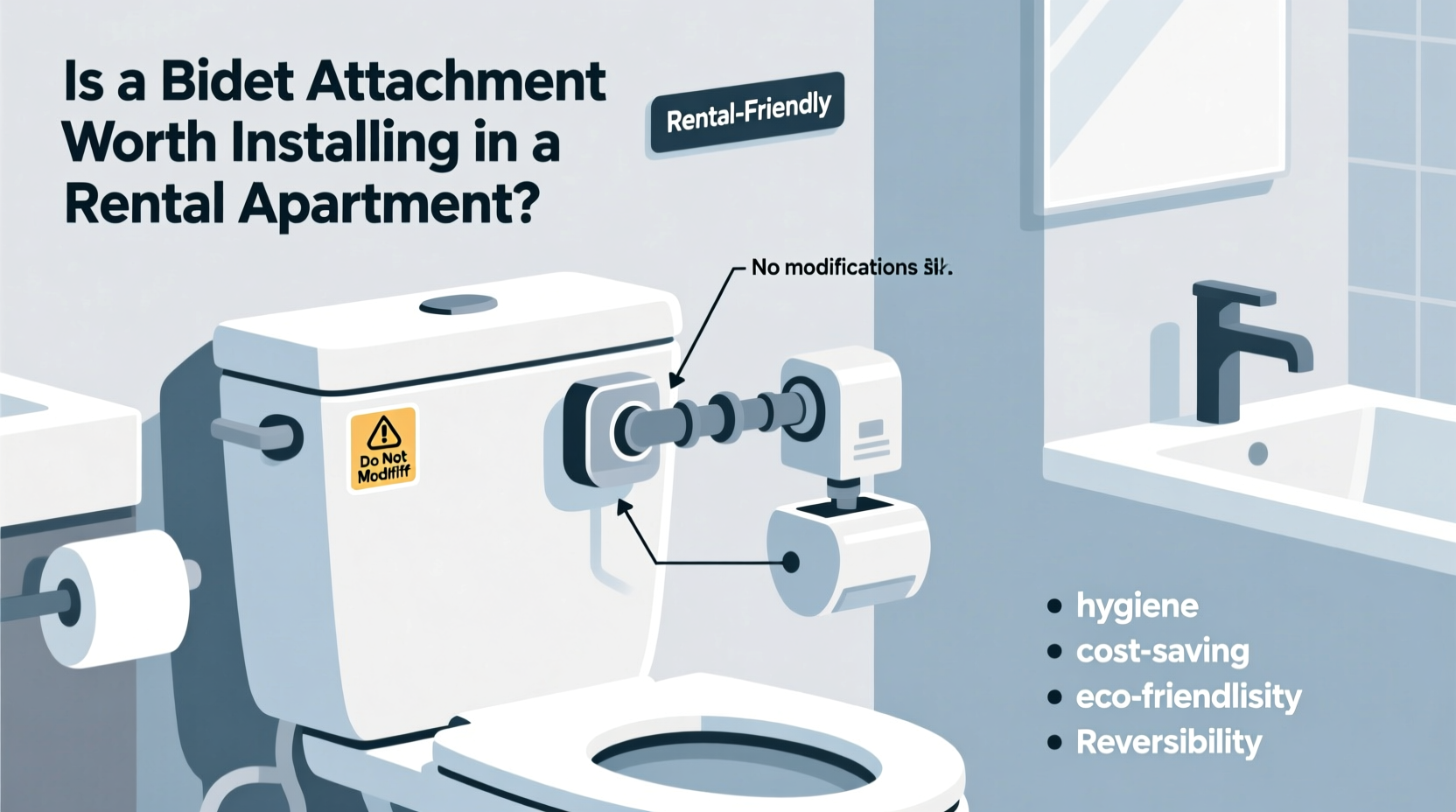 is a bidet attachment worth installing in a rental apartment
