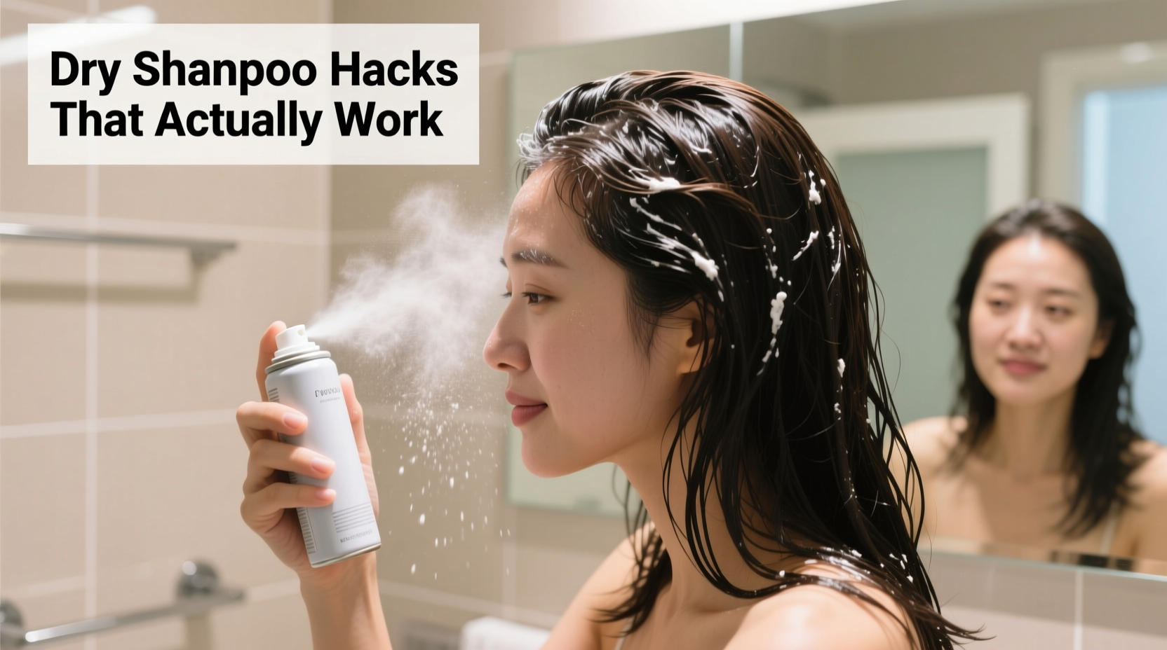 dry shampoo hacks that actually refresh greasy hair without residue